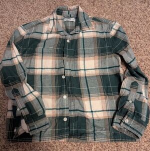 Abercrombie Kids Flannel Plaid Button-Up Shirt